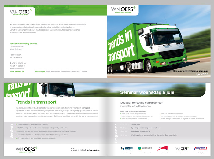 Van Oers Transportseminar booklet
